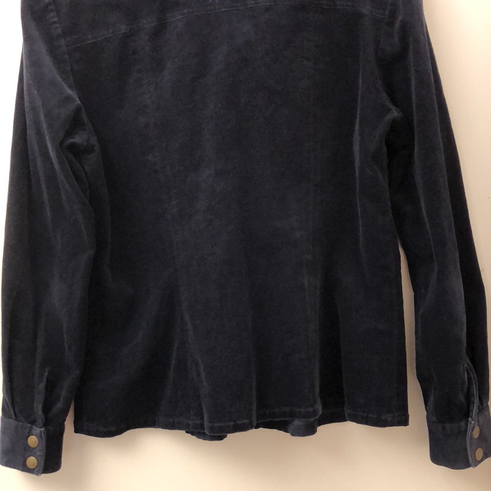 🌺 > Northern Traditions Vintage Western Corduroy Collared Button Down Shirt 10 - Picture 6 of 6